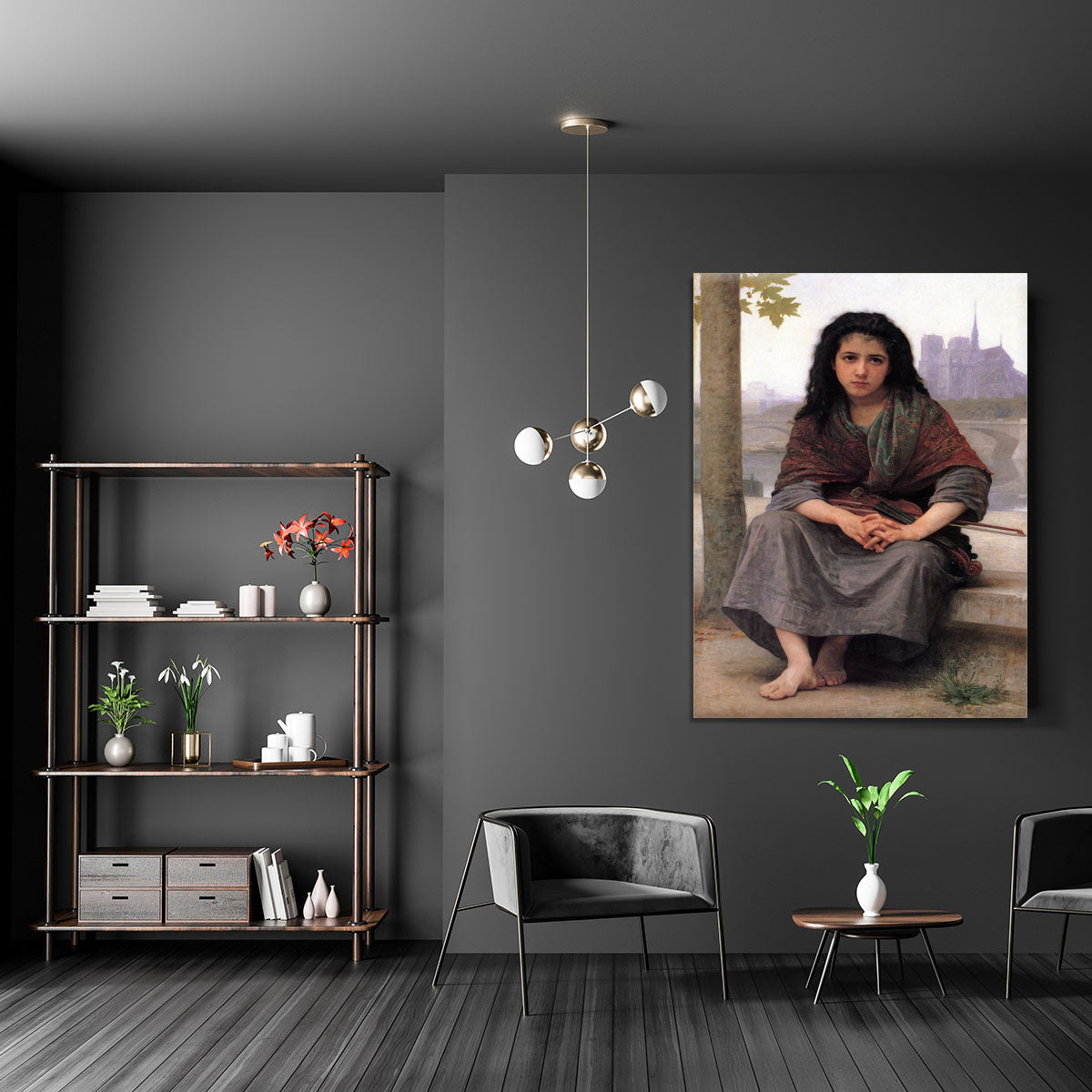 The Bohemian By Bouguereau Canvas Print or Poster - Canvas Art Rocks - 5