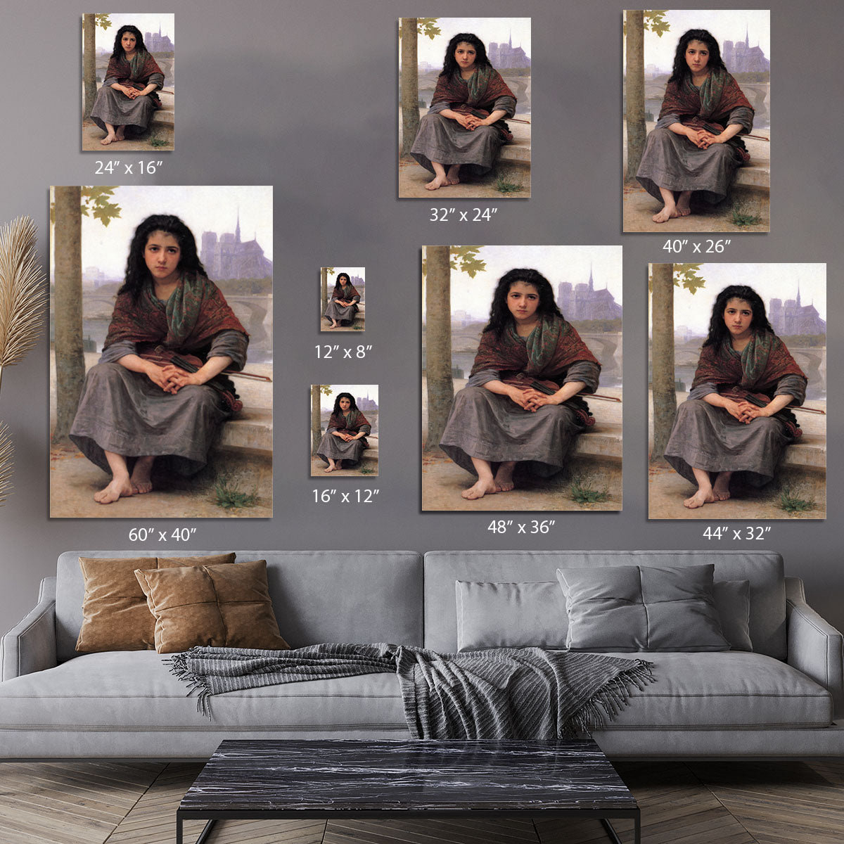 The Bohemian By Bouguereau Canvas Print or Poster - Canvas Art Rocks - 7