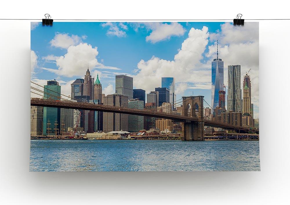 The Brooklyn Bridge Canvas Print or Poster - Canvas Art Rocks - 2