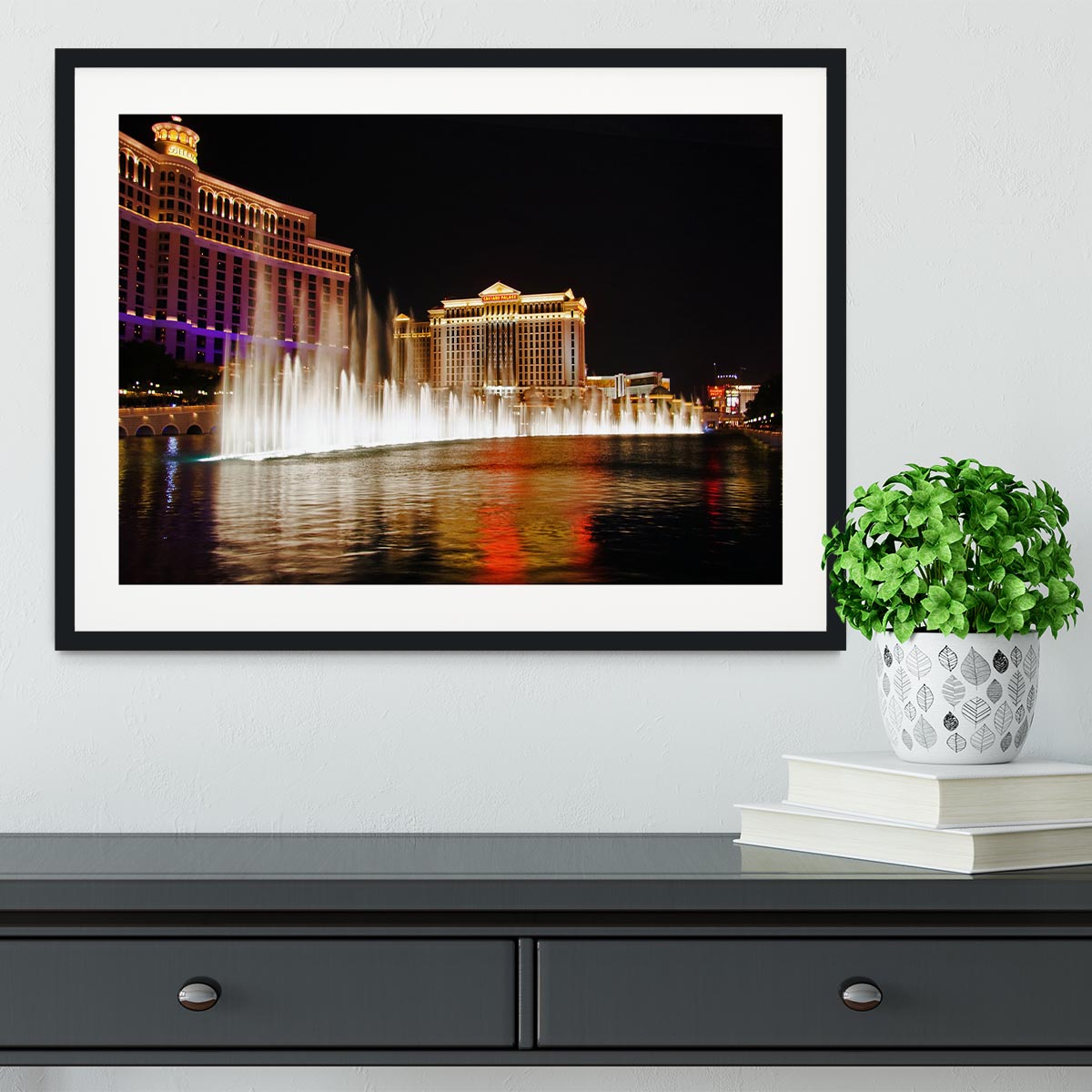 The Caesars Palace Hotel Framed Print - Canvas Art Rocks - 1
