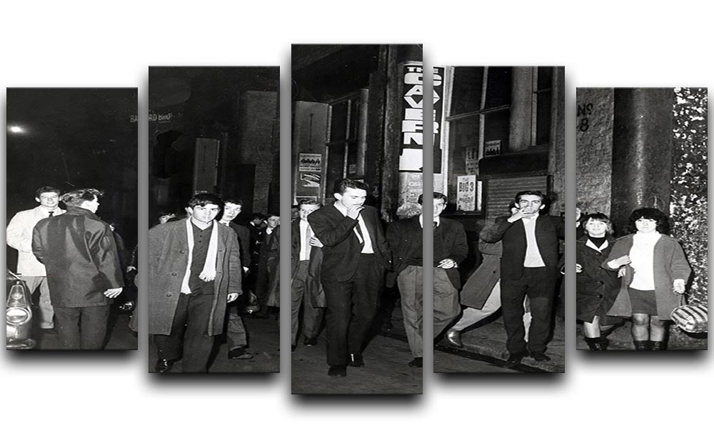 The Cavern Club Liverpool 1964 5 Split Panel Canvas - Canvas Art Rocks - 1