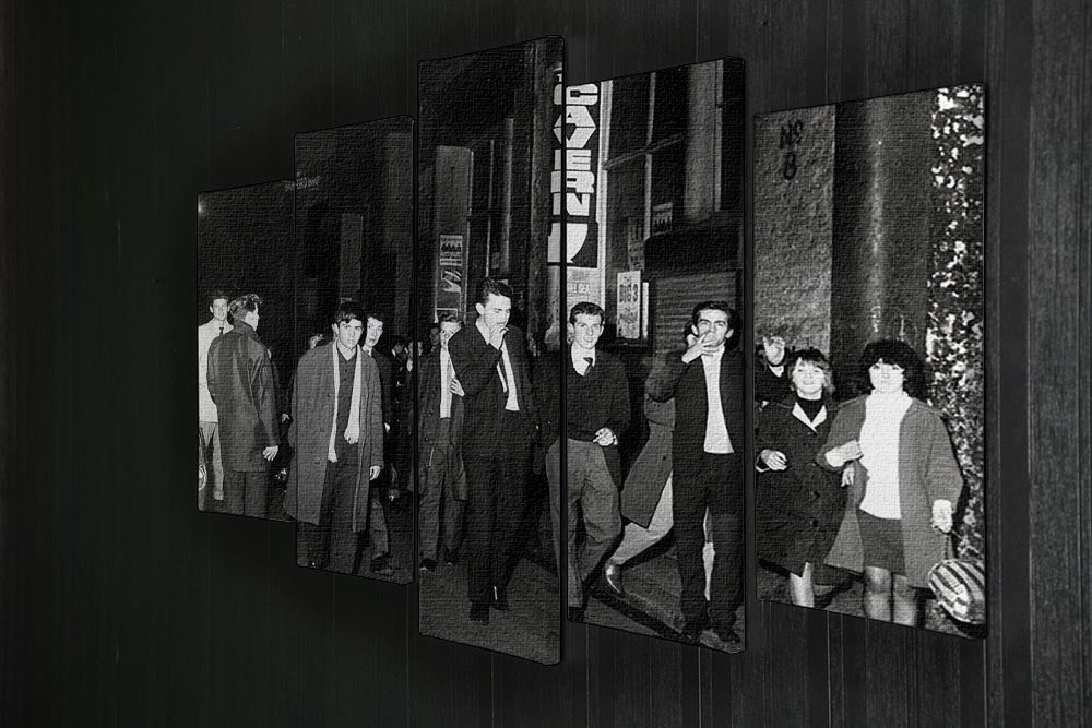 The Cavern Club Liverpool 1964 5 Split Panel Canvas - Canvas Art Rocks - 2