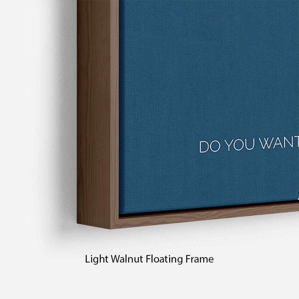 The Dark Knight Minimal Movie Floating Frame Canvas - Canvas Art Rocks - 8