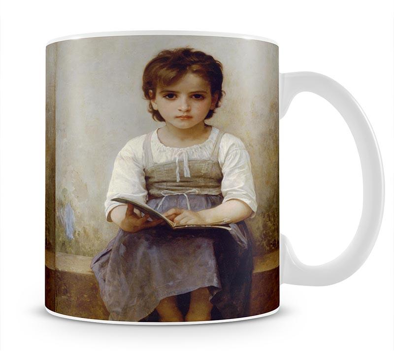 The Difficult Lesson By Bouguereau Mug - Canvas Art Rocks - 1