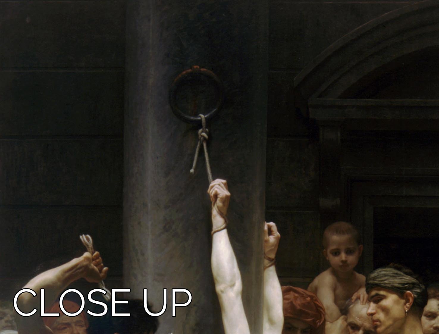 The Flagellation of Our Lord Jesus Christ By Bouguereau 3 Split Panel Canvas Print - Canvas Art Rocks - 3