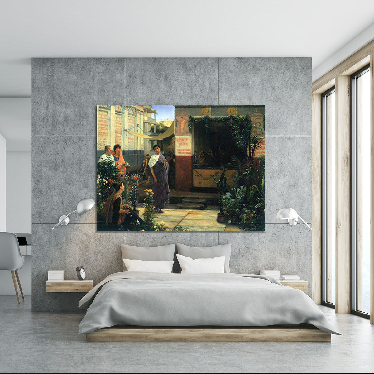 The Flower Market by Alma Tadema Canvas Print or Poster - Canvas Art Rocks - 5