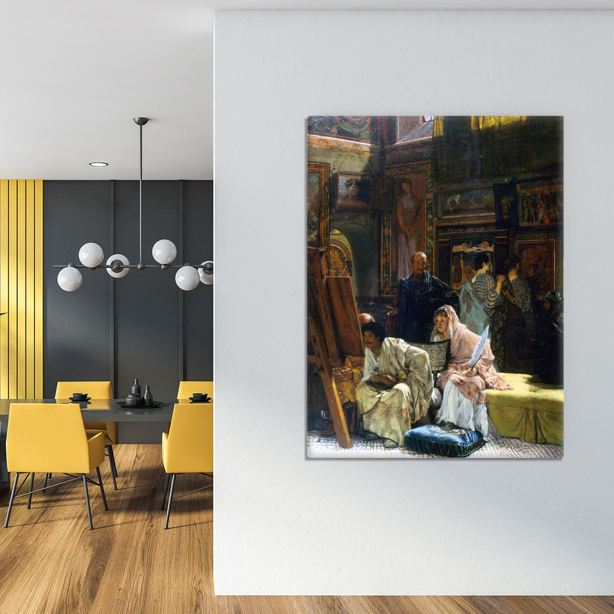 The Gallery by Alma Tadema Canvas Print or Poster - Canvas Art Rocks - 4