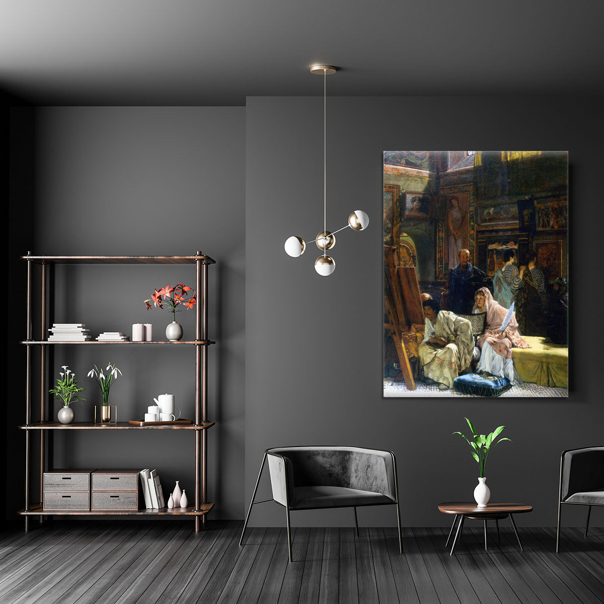 The Gallery by Alma Tadema Canvas Print or Poster - Canvas Art Rocks - 5
