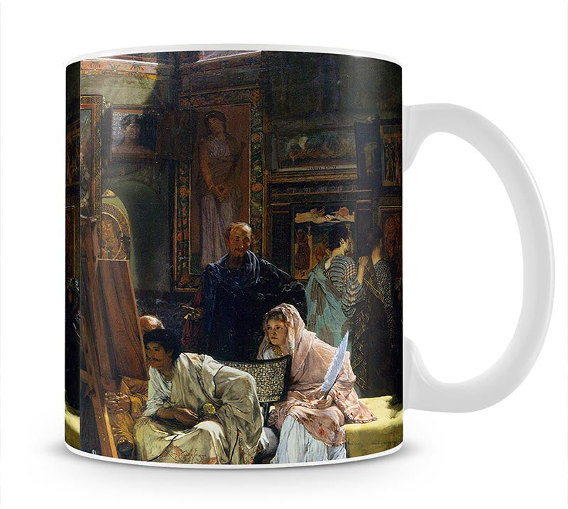 The Gallery by Alma Tadema Mug - Canvas Art Rocks - 1