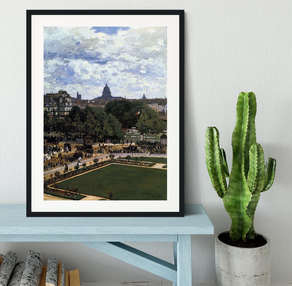 The Garden of the Infanta by Monet Framed Print - Canvas Art Rocks - 1