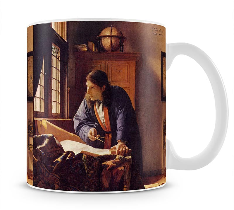 The Geographer by Vermeer Mug - Canvas Art Rocks - 1