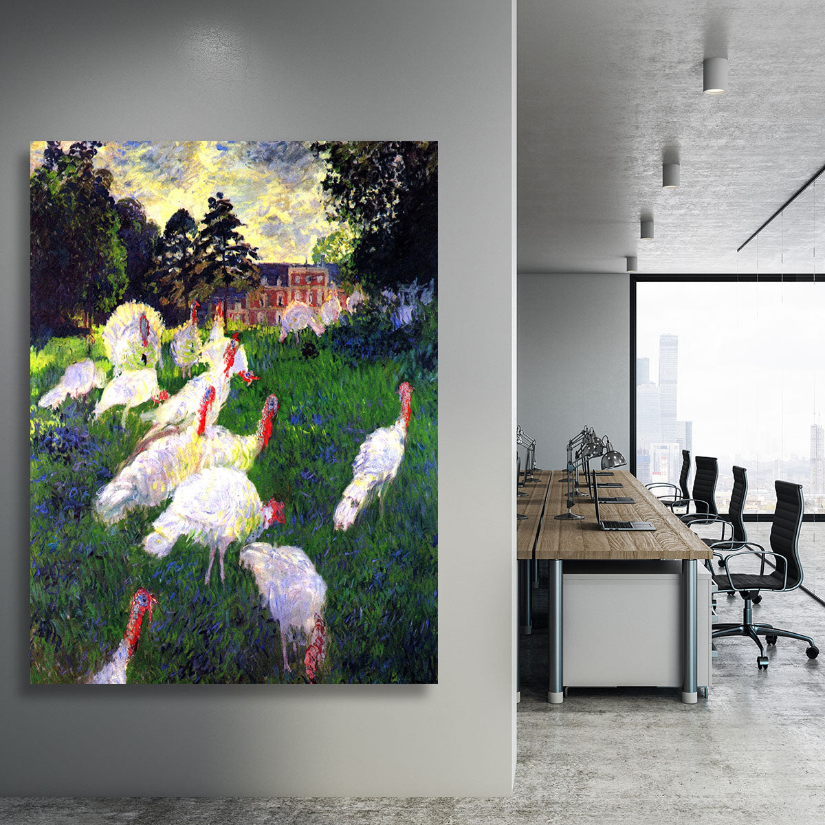 The Gobbler by Monet Canvas Print or Poster - Canvas Art Rocks - 3