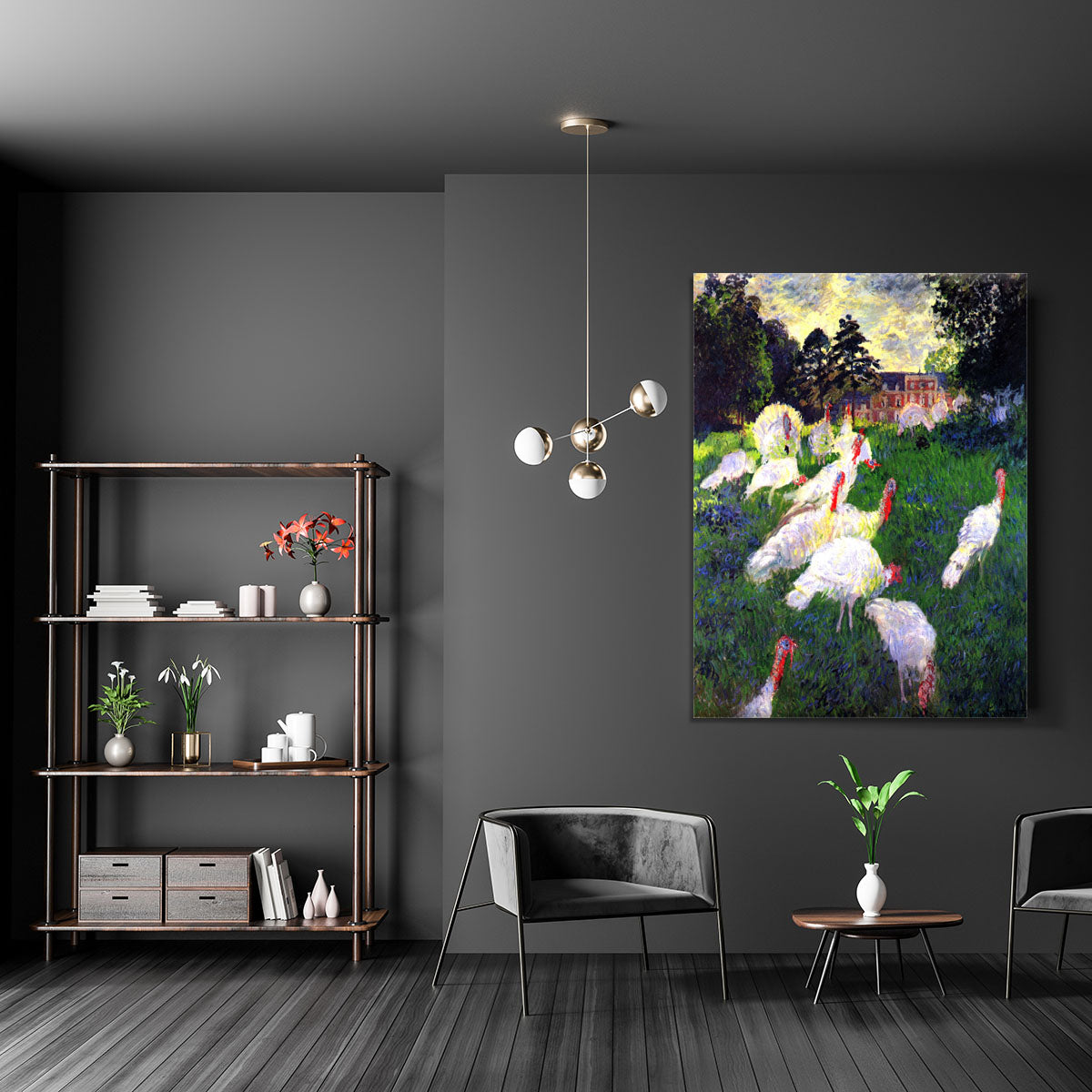 The Gobbler by Monet Canvas Print or Poster - Canvas Art Rocks - 5