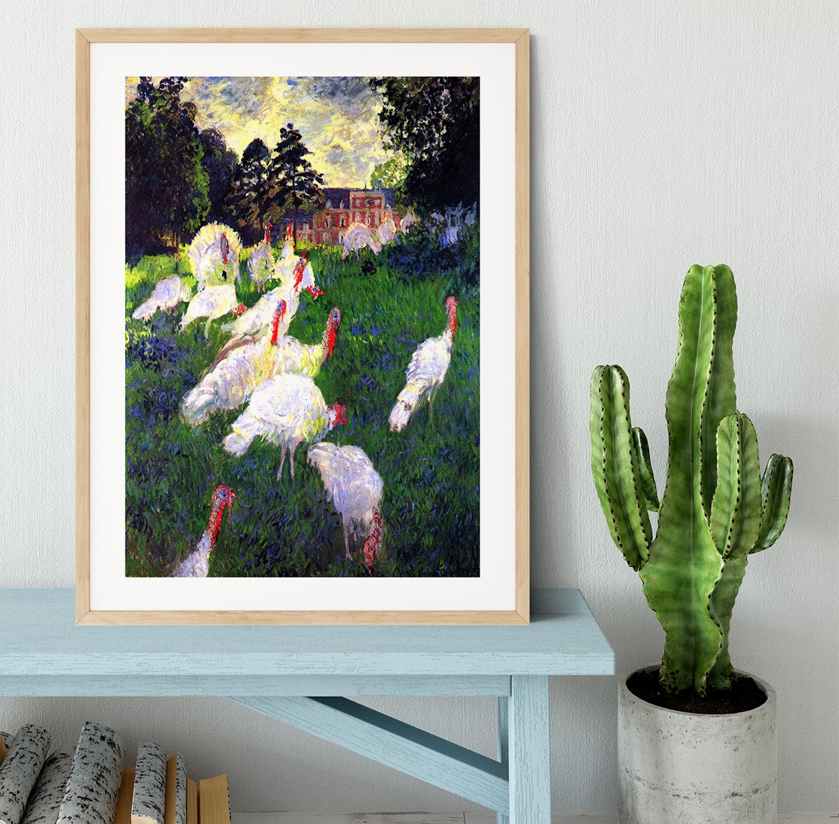 The Gobbler by Monet Framed Print - Canvas Art Rocks - 3