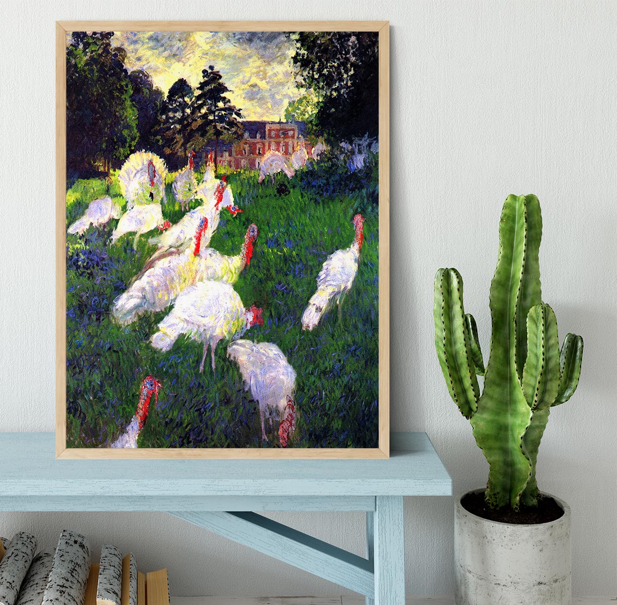 The Gobbler by Monet Framed Print - Canvas Art Rocks - 4