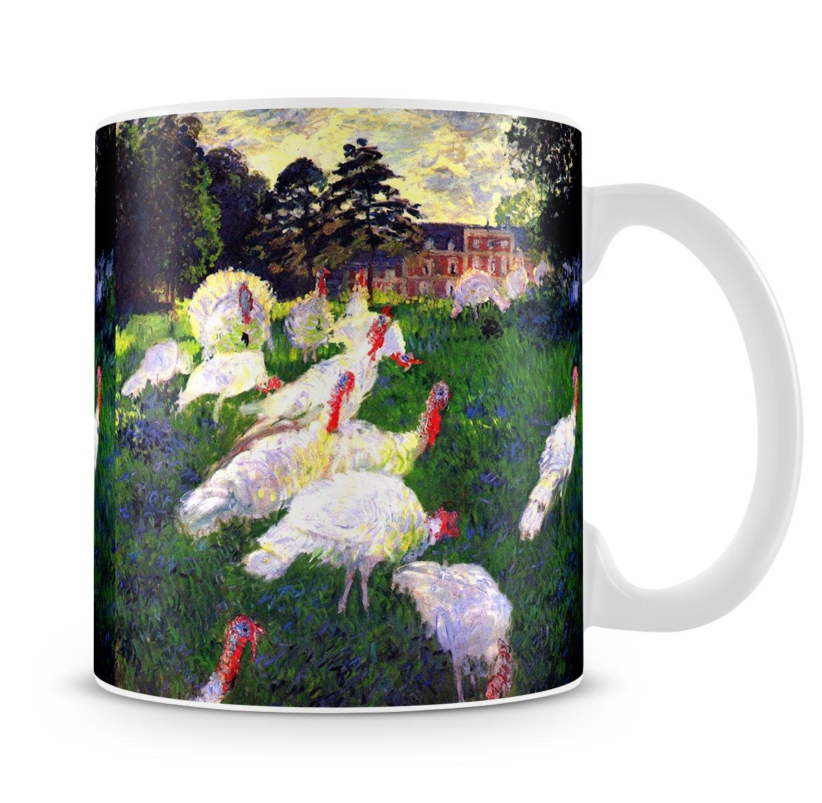 The Gobbler by Monet Mug - Canvas Art Rocks - 4