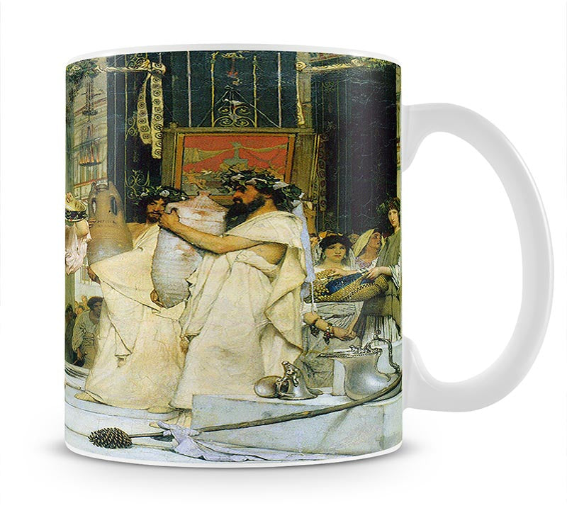 The Grape Harvest Festival detail 1 by Alma Tadema Mug - Canvas Art Rocks - 1