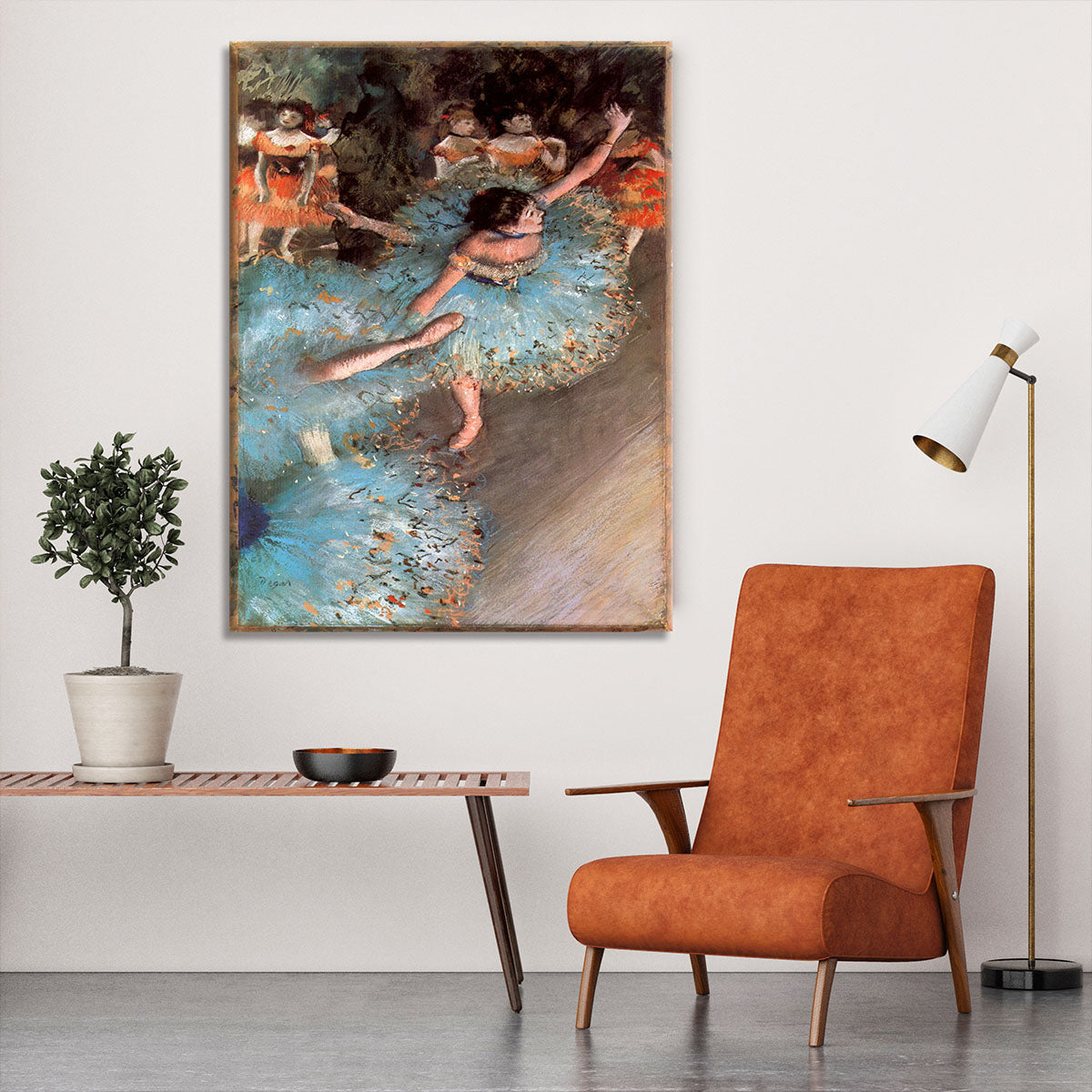 The Greens dancers by Degas Canvas Print or Poster - Canvas Art Rocks - 6