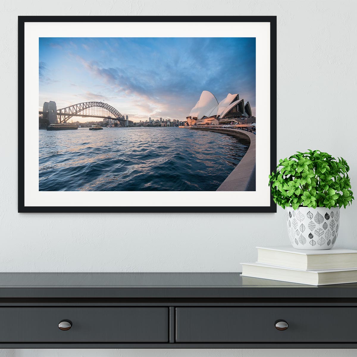The Harbour Bridge Framed Print - Canvas Art Rocks - 1