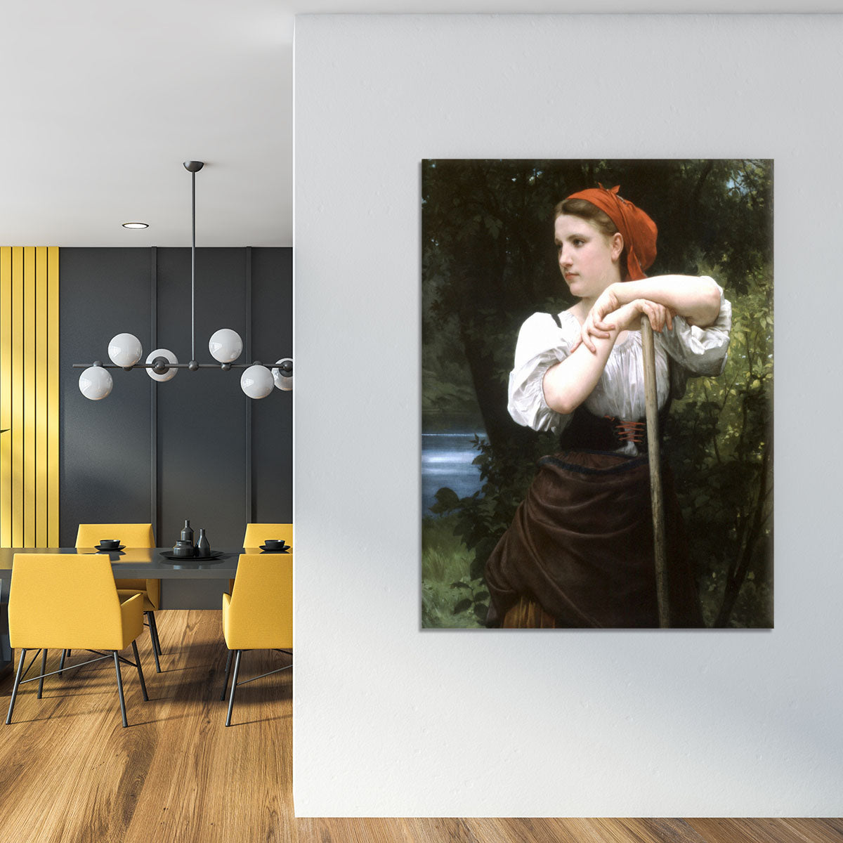 The Haymaker By Bouguereau Canvas Print or Poster - Canvas Art Rocks - 4