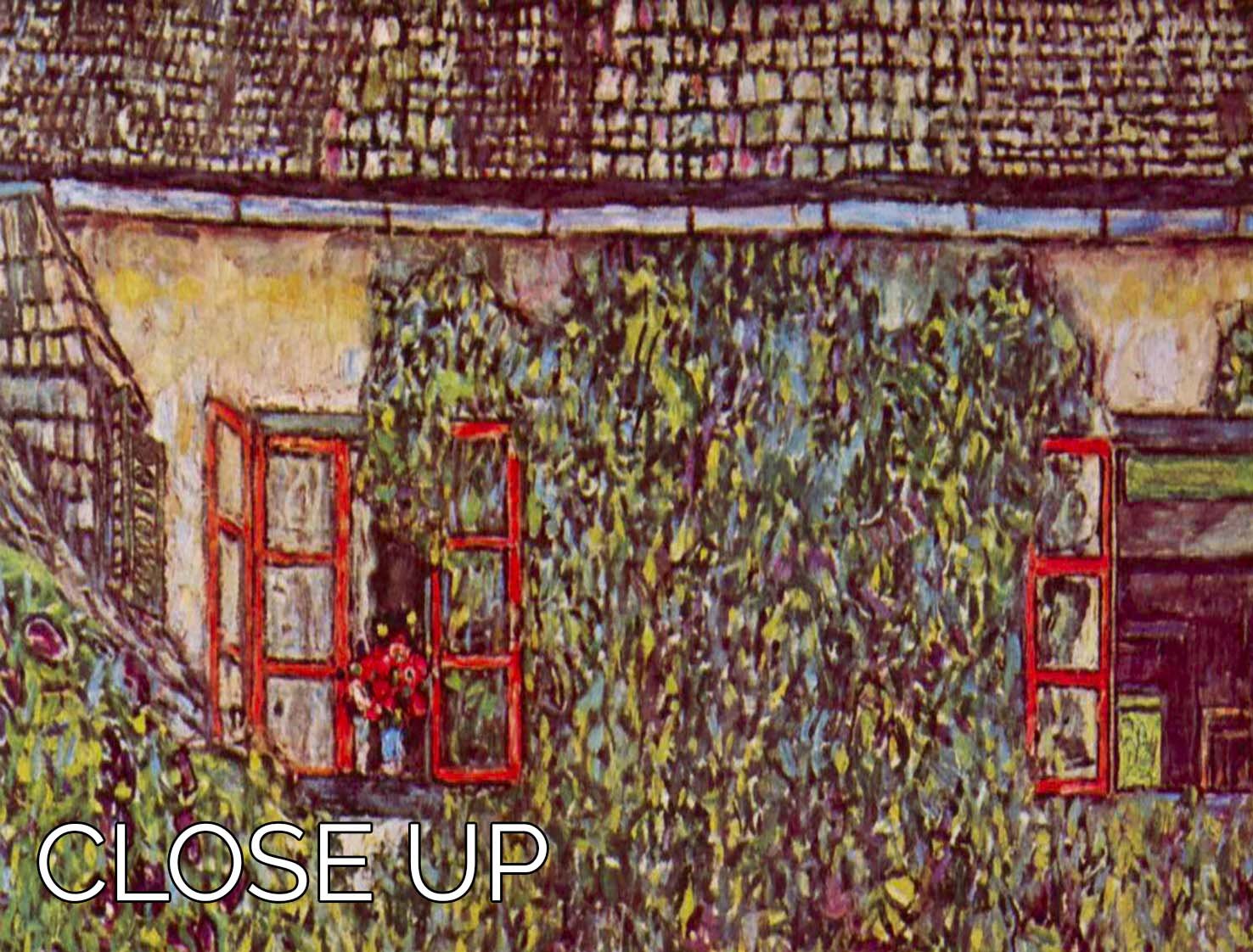 The House of Guard by Klimt 3 Split Panel Canvas Print - Canvas Art Rocks - 3