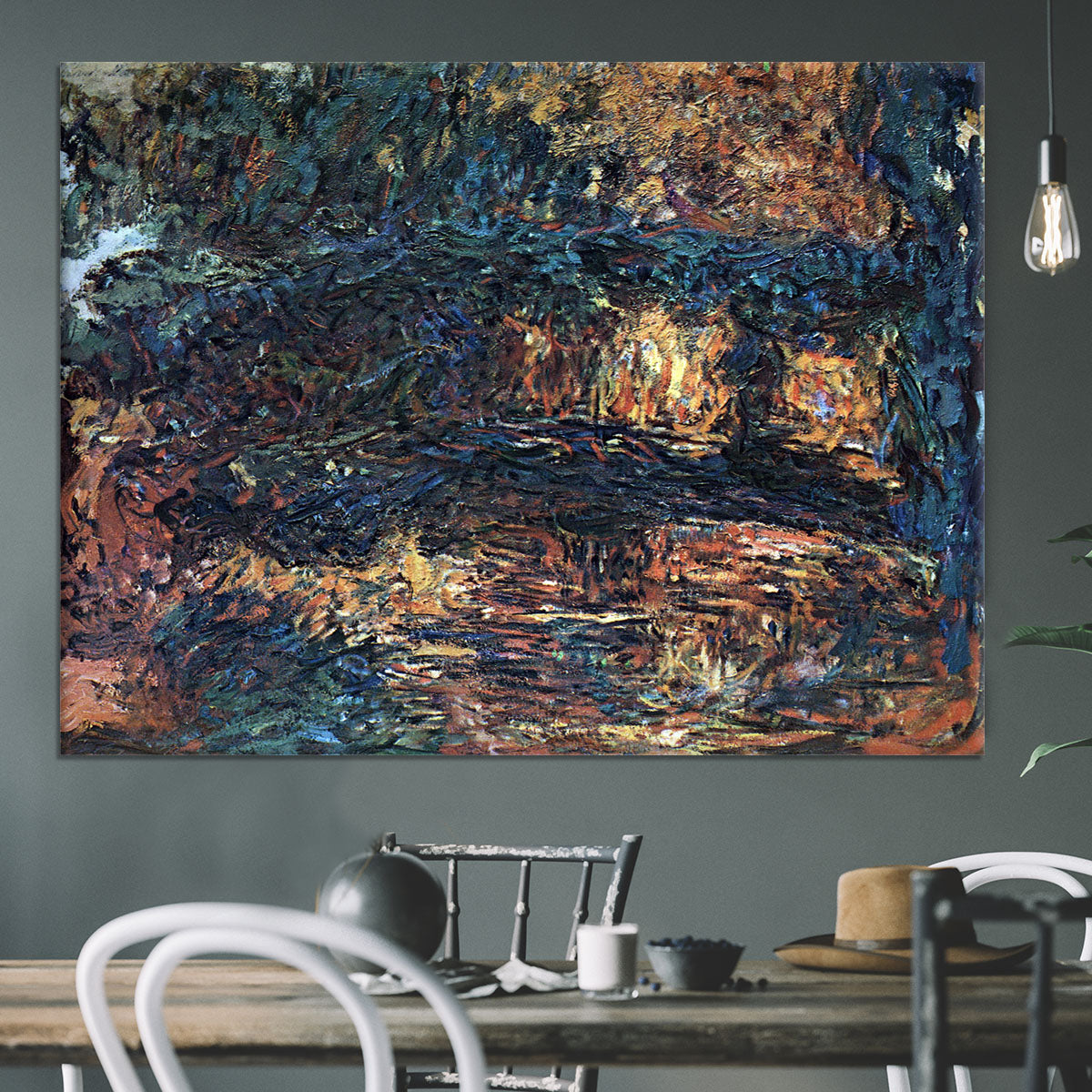 The Japanese Bridge 2 Canvas Print or Poster - Canvas Art Rocks - 3