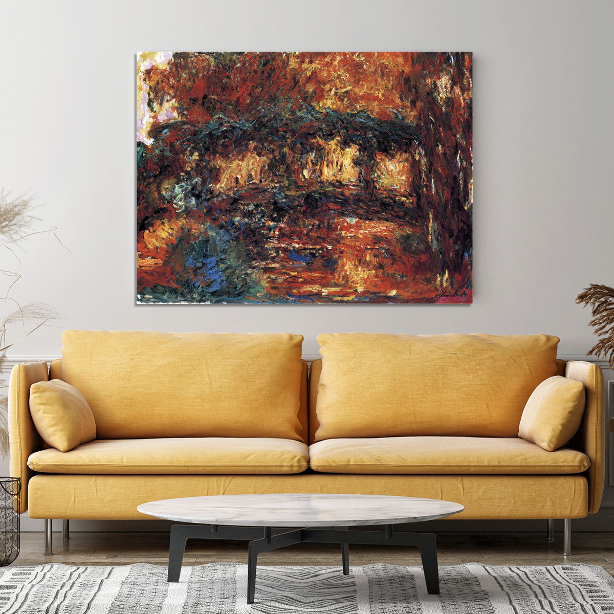 The Japanese Bridge 2 by Monet Canvas Print or Poster - Canvas Art Rocks - 4