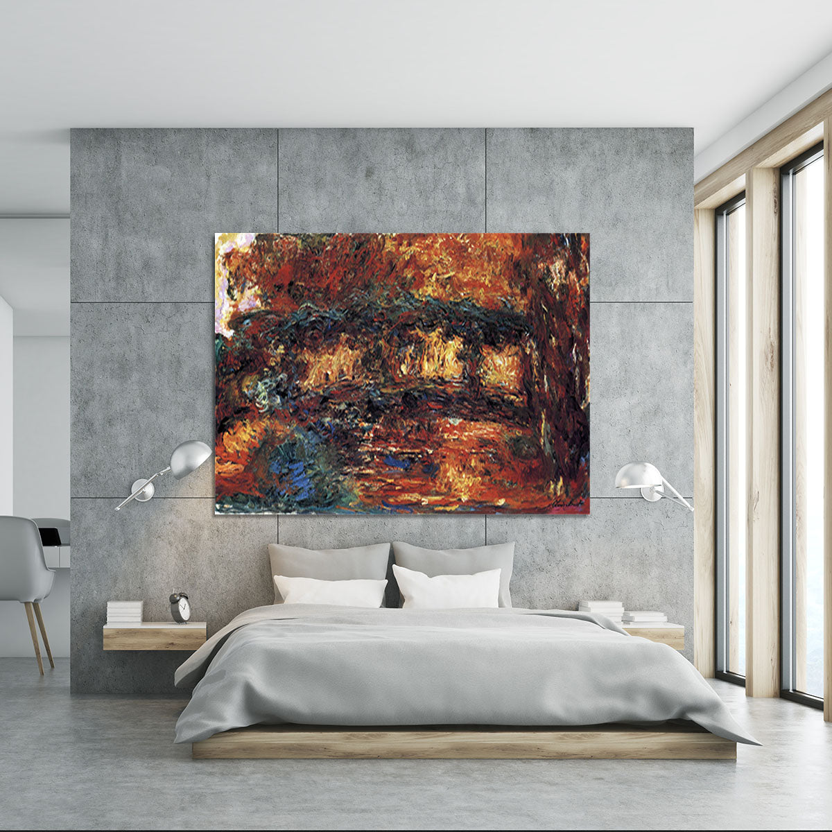 The Japanese Bridge 2 by Monet Canvas Print or Poster - Canvas Art Rocks - 5