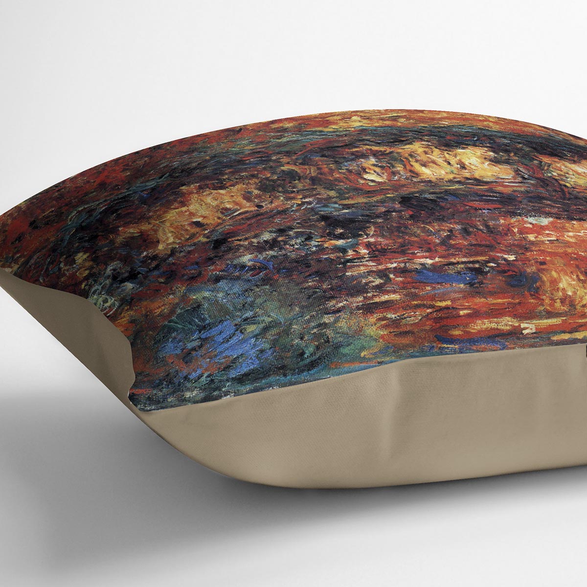 The Japanese Bridge 2 by Monet Cushion