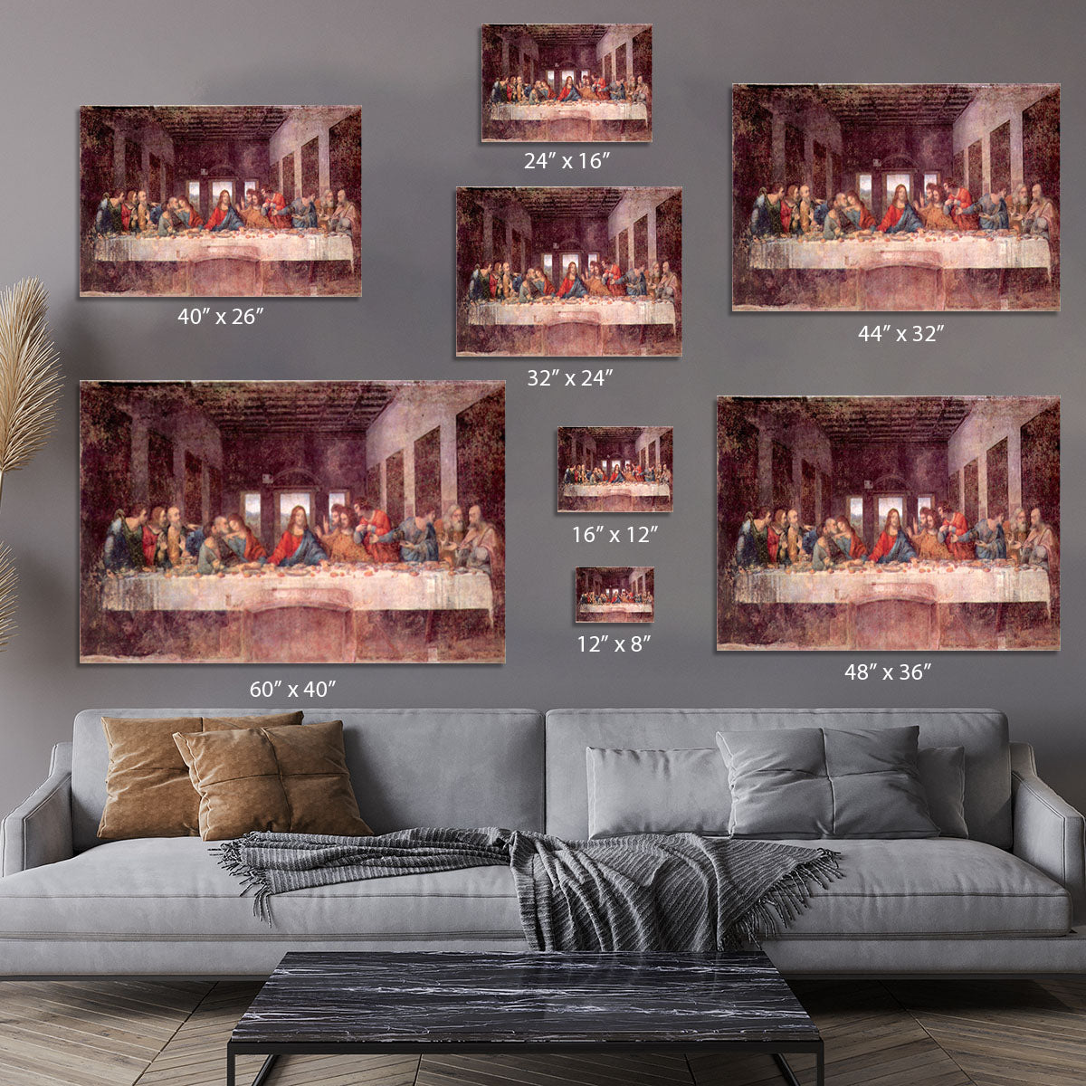 The Last Supper by Da Vinci Canvas Print or Poster - Canvas Art Rocks - 7