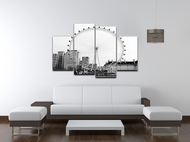 The London Eye 4 Split Panel Canvas - Canvas Art Rocks - 3
