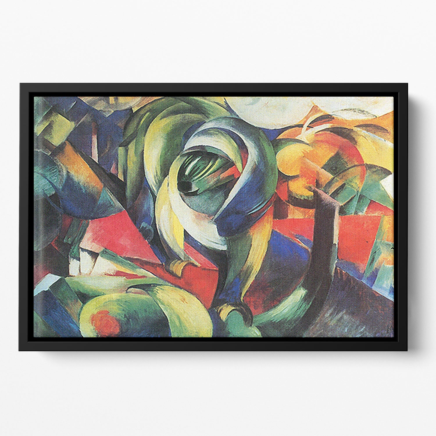 The Mandrill by Franz Marc Floating Framed Canvas