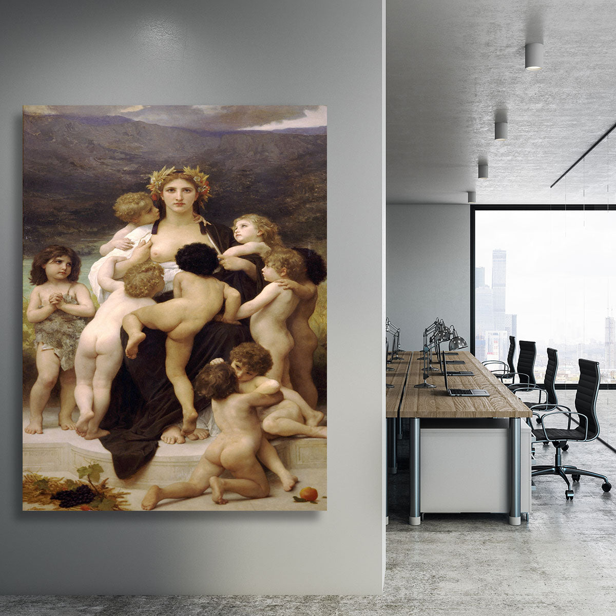 The Motherland By Bouguereau Canvas Print or Poster - Canvas Art Rocks - 3