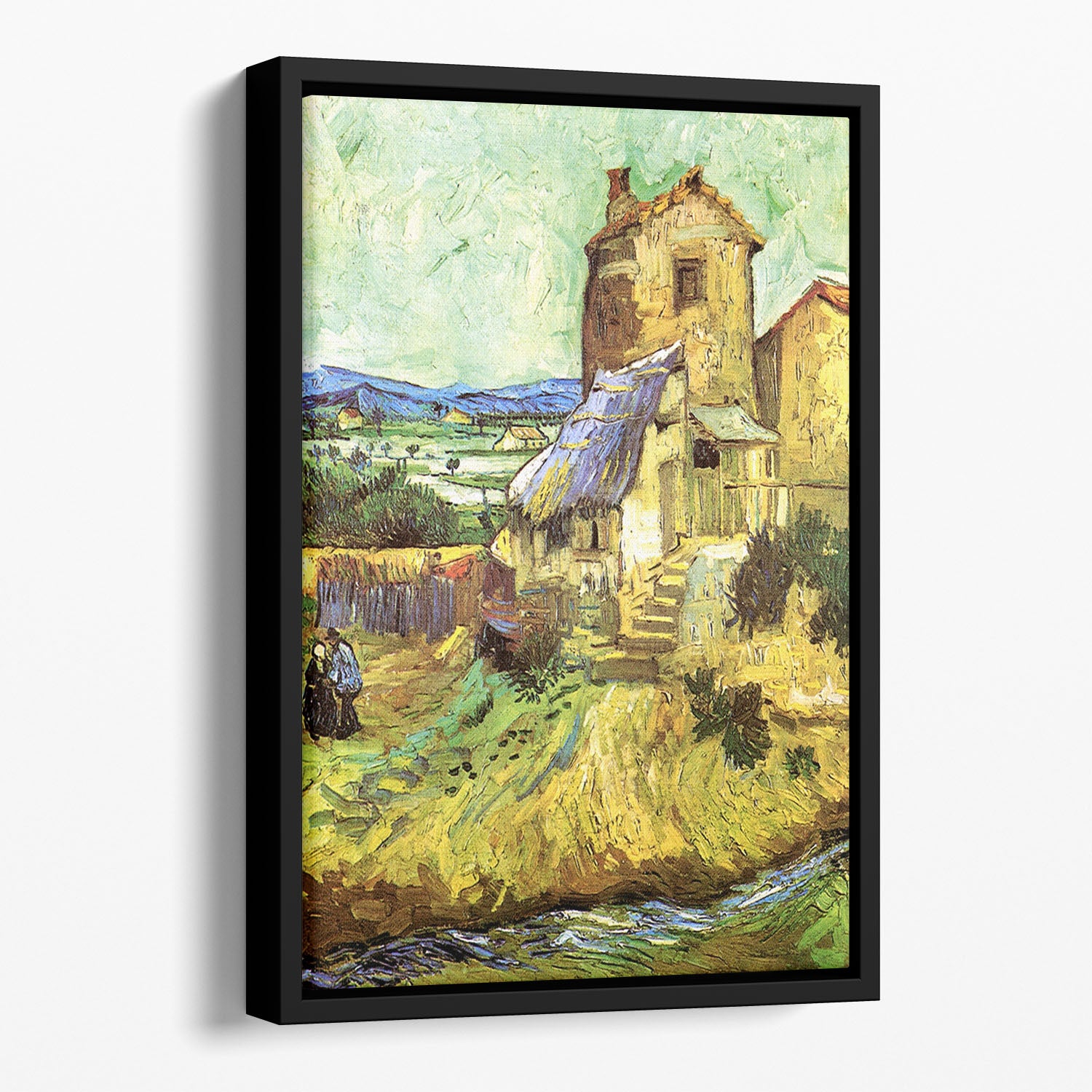 The Old Mill by Van Gogh Floating Framed Canvas