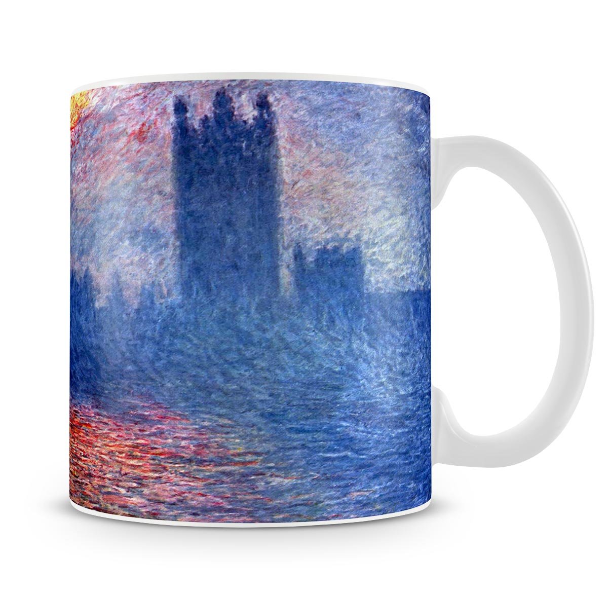 The Parlaiment in London by Monet Mug - Canvas Art Rocks - 4
