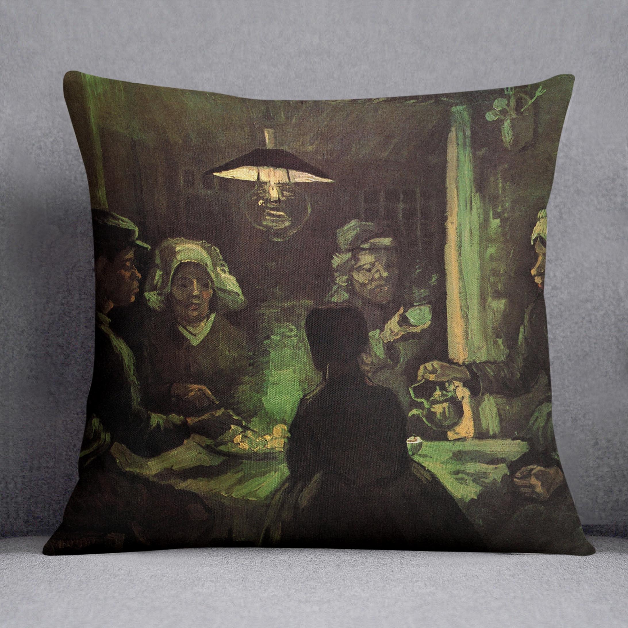 The Potato Eaters by Van Gogh Cushion