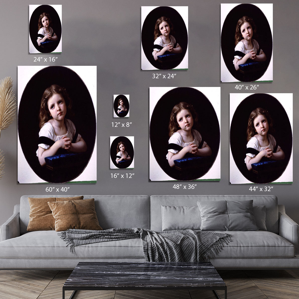 The Prayer By Bouguereau Canvas Print or Poster - Canvas Art Rocks - 7