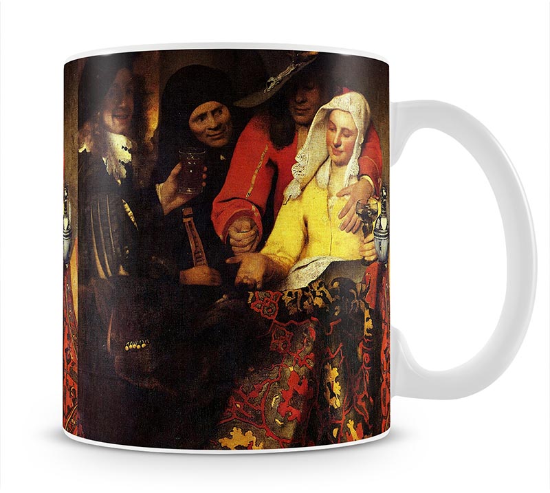 The Procuress by Vermeer Mug - Canvas Art Rocks - 1