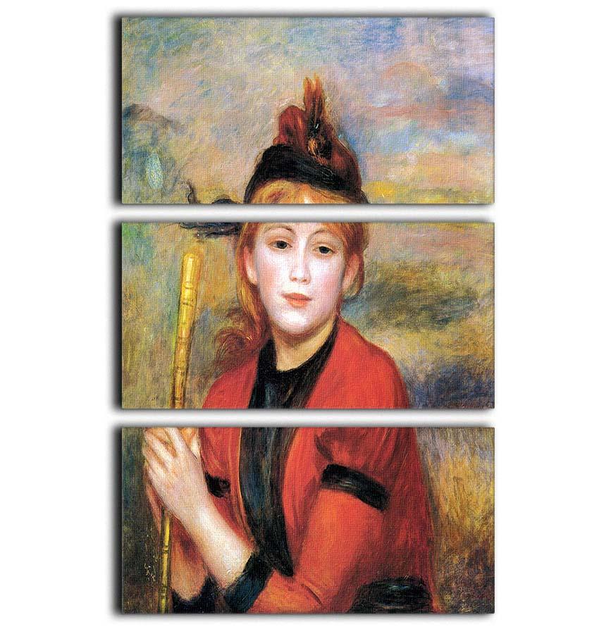 The Rambler by Renoir 3 Split Panel Canvas Print - Canvas Art Rocks - 1