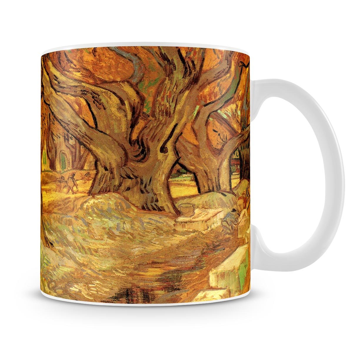 The Road Menders 2 by Van Gogh Mug - Canvas Art Rocks - 4