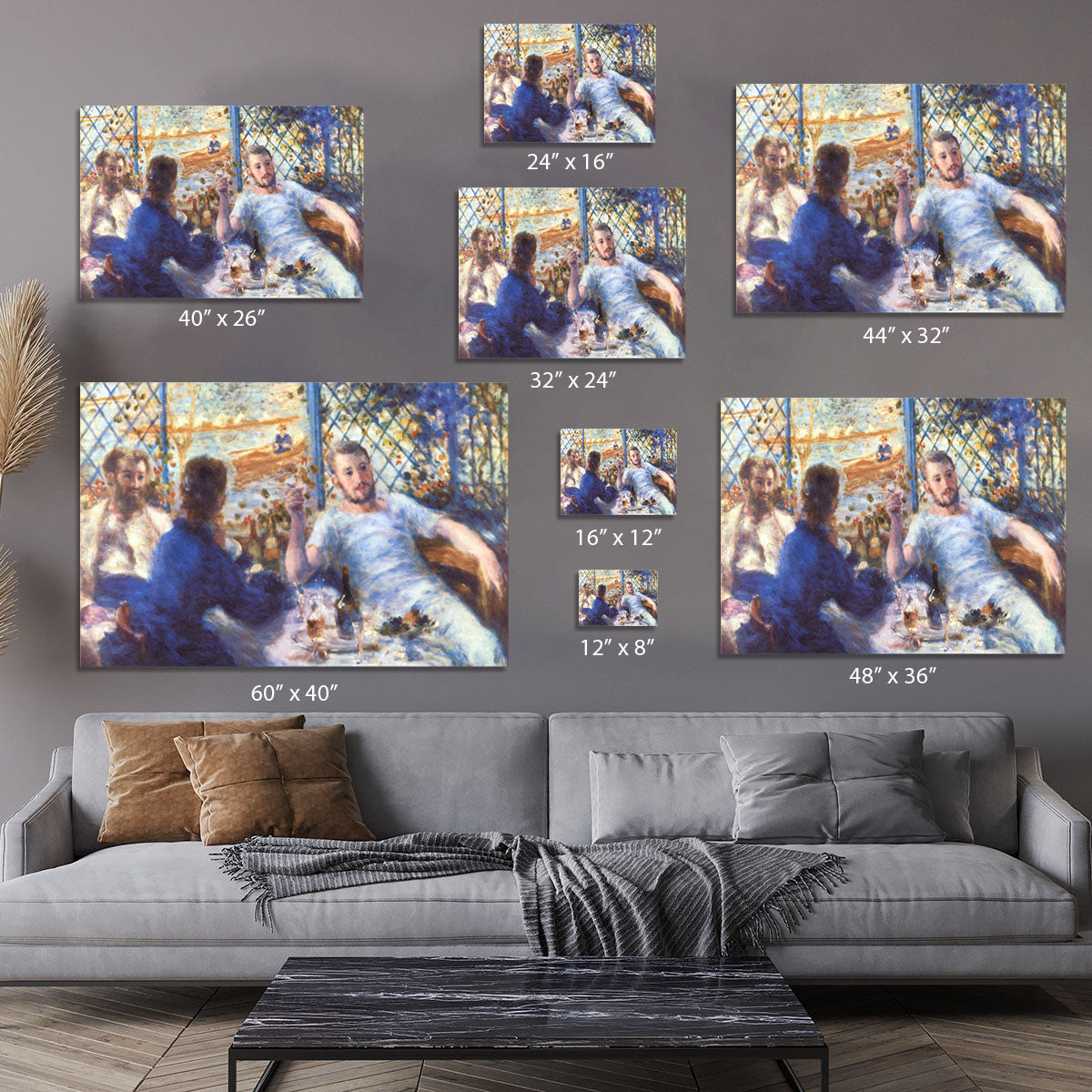 The Rowers Lunch by Renoir Canvas Print or Poster - Canvas Art Rocks - 7