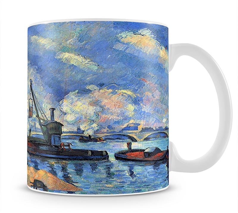 The Seine at Bercy by Cezanne Mug - Canvas Art Rocks - 1
