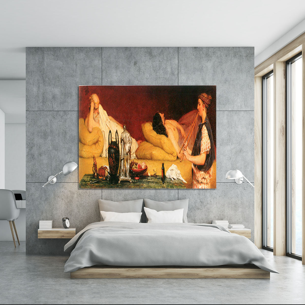The Siesta by Alma Tadema Canvas Print or Poster - Canvas Art Rocks - 5