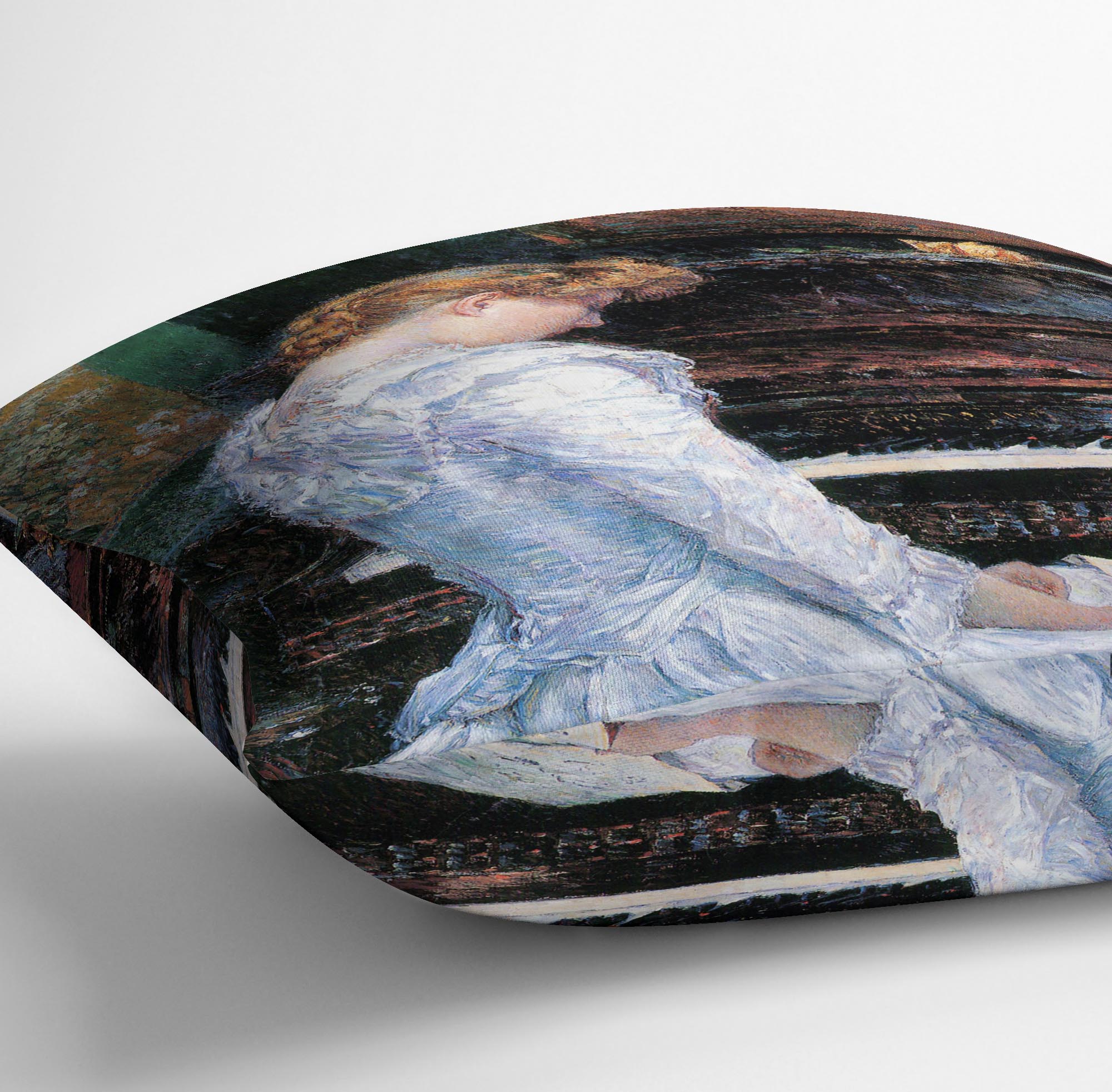 The Sonata by Hassam Cushion - Canvas Art Rocks - 3