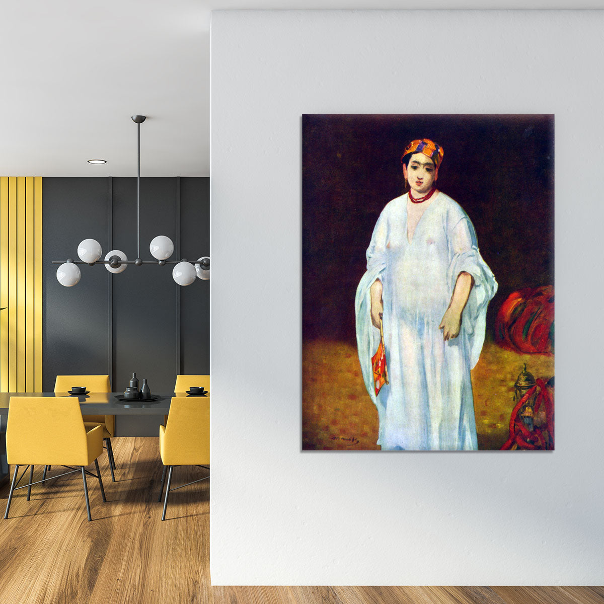 The Sultan by Manet Canvas Print or Poster - Canvas Art Rocks - 4