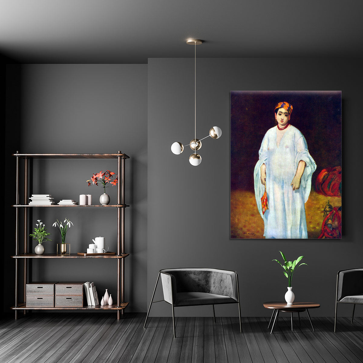 The Sultan by Manet Canvas Print or Poster - Canvas Art Rocks - 5