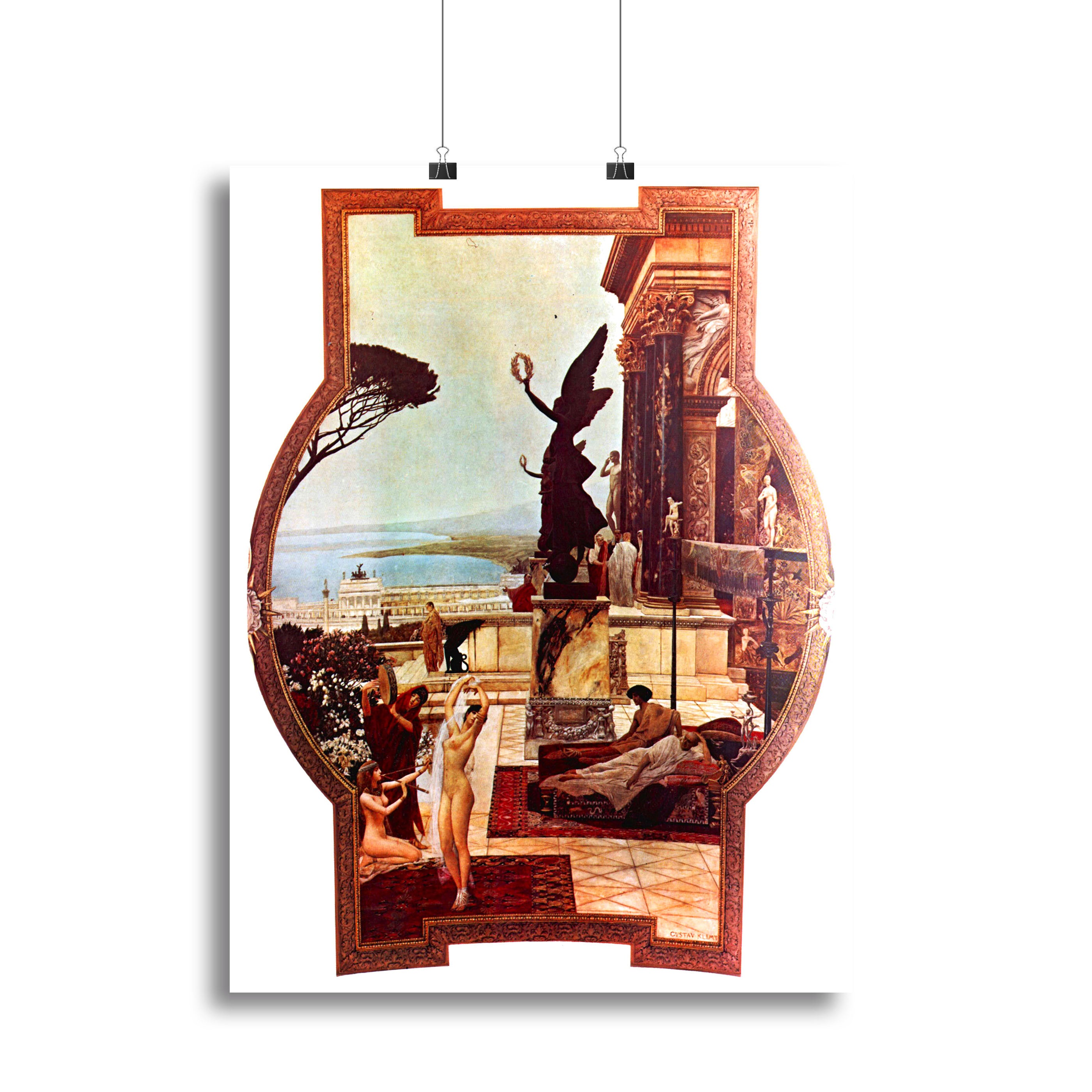 The Theatre of Taormina by Klimt Canvas Print or Poster - Canvas Art Rocks - 2