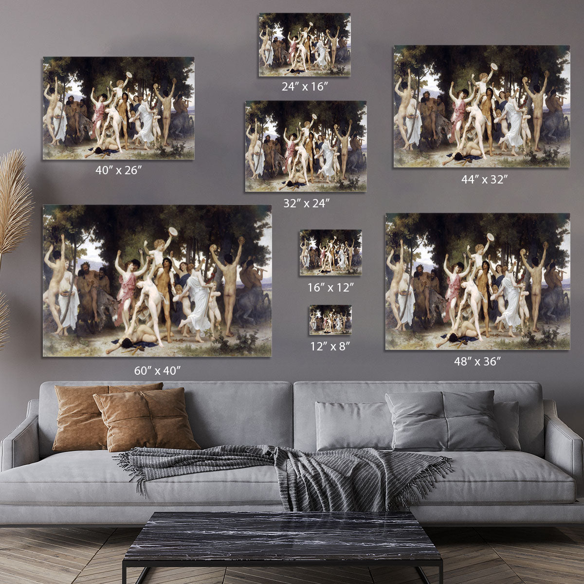 The Youth of Bacchus By Bouguereau Canvas Print or Poster - Canvas Art Rocks - 7