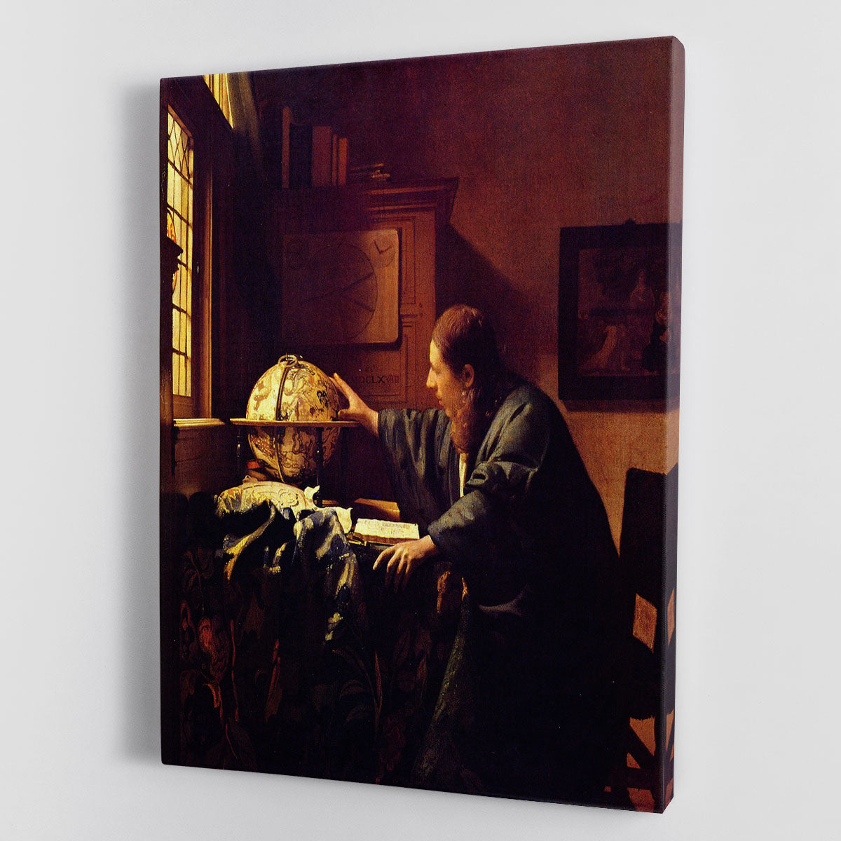 The astronomer by Vermeer Canvas Print or Poster - Canvas Art Rocks - 1