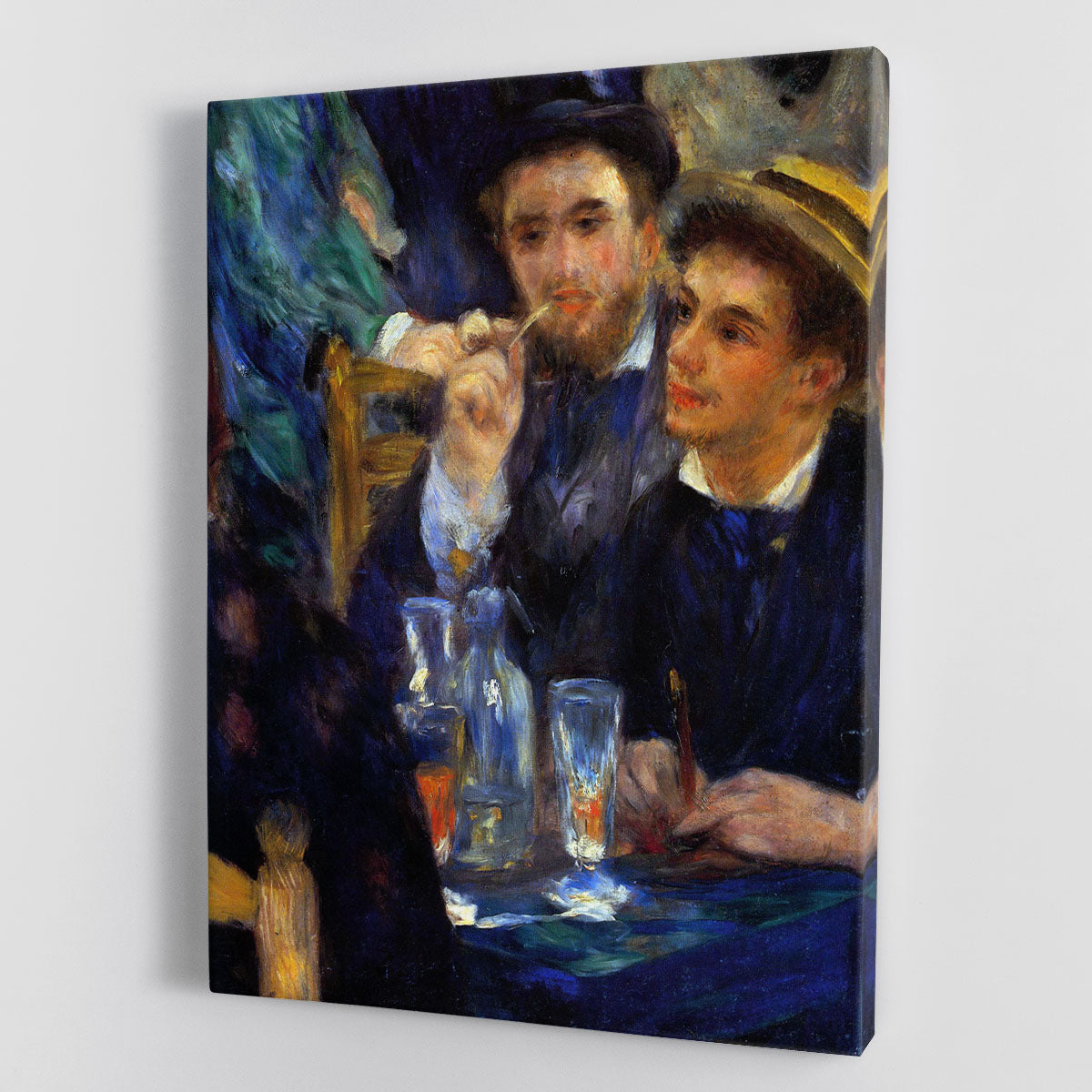 The ball in the Moulin de la Galette detail by Renoir Canvas Print or Poster - Canvas Art Rocks - 1